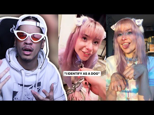 This TikTok "Dog Girl" Has Some Serious Issues lol...