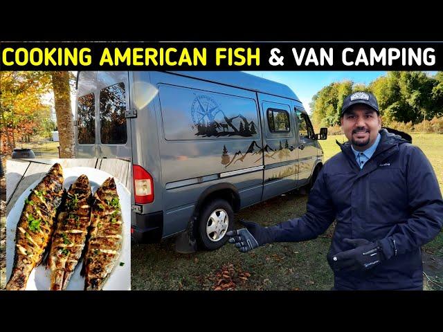 CAMPING IN AMERICA & COOKING FISH || Indian in USA @SuntyDreams