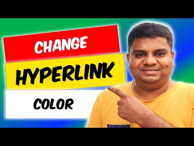 How To Change Hyperlink Color In MS Word