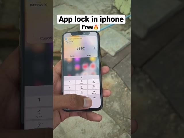 How to lock app in iphone || applock in iphone || #apple #applock