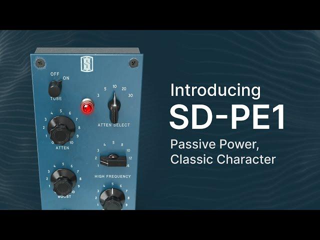 Slate Digital's SD-PE1 — Official Walkthrough