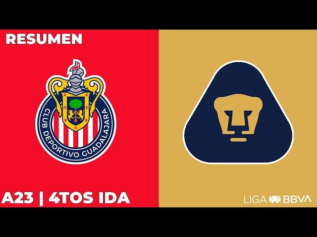 Resumen y Goles | Chivas vs Pumas | Liga BBVA MX | Apertura 2023 - Cuartos de Final IDA