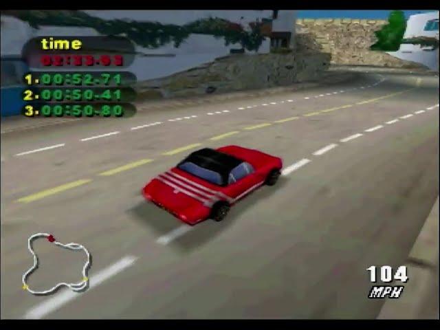 Destruction Derby 64: Seascape Sprint 2:33.93 WORLD RECORD