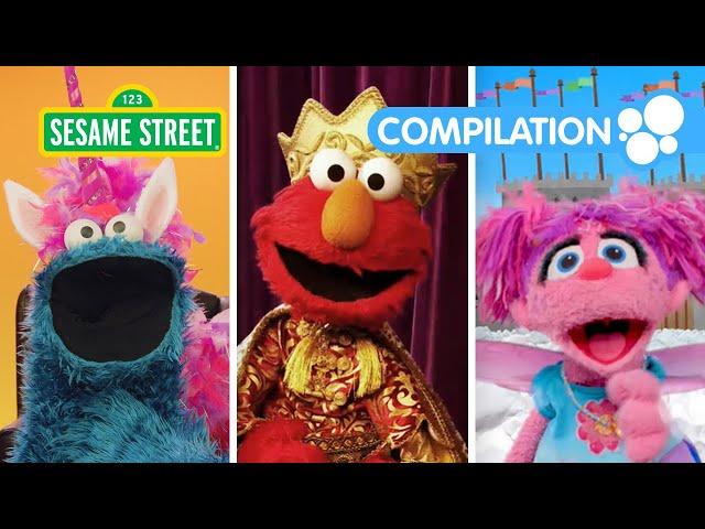 Sesame Street: Elmo's Fairytale Songs & Stories | 2 HOUR Fantasy Compilation