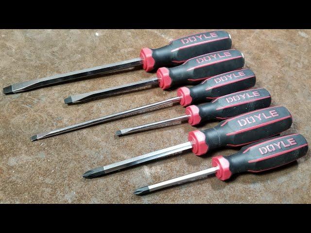 Harbor Freight Doyle Heavy Duty Screwdriver Set Review