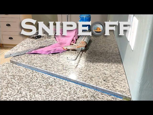 DIY Granite Countertop Install, Epoxy Joint Filling Tips