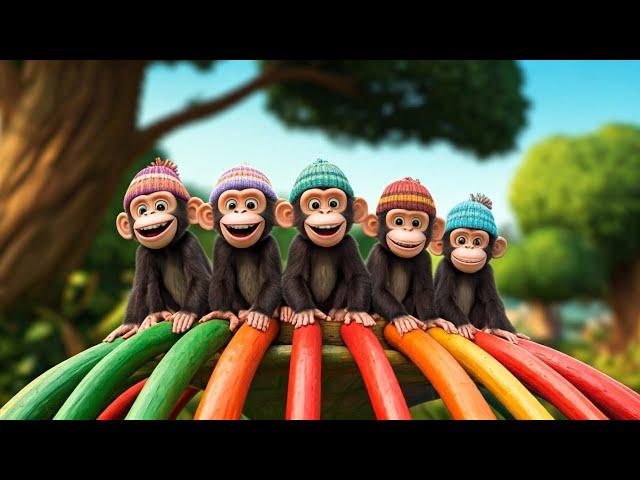 Five Little Monkeys + More Nursery Rhymes & Kids Songs