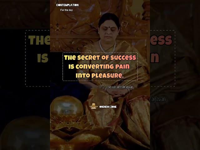 Contemplation for the day-sri kalki #success #bhagavan #kalki  #ammabhagavanteachingsONENESS ZONE