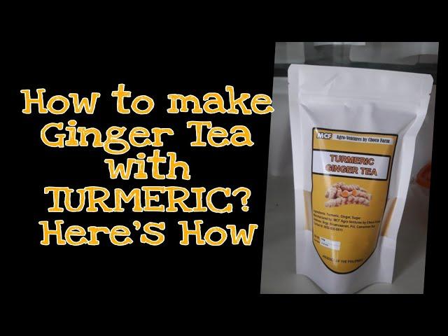 Turmeric Ginger Tea| MJ Oliver|#howtomakegingerteawithturmeric