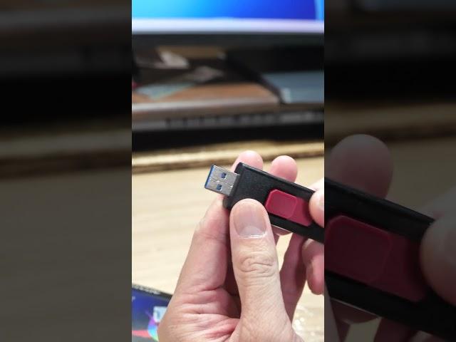 【ショート】ADATA製USBメモリ型SSDを買ったら・・・ #SSD #ADATA #初期不良