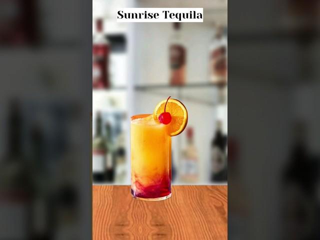 Tequila Sunrise - Popular Refreshing Drink  #tequilasunrise #cocktail #garagemandu #homebar