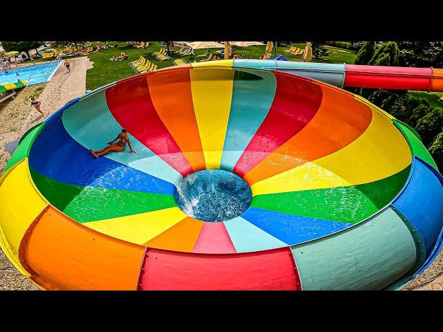 TOP 20 World's MOST COLORFUL WaterSlides 