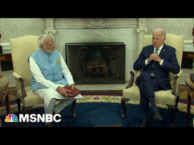 Biden holds bilateral meeting with Indian PM Modi