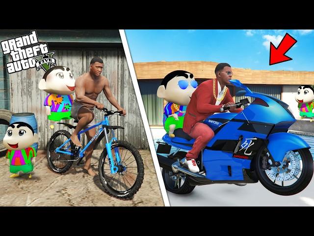 Franklin And Shinchan Change Their Poor Life To Rich Life In GTA 5!