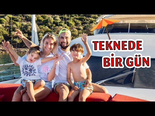 DENİZDE TATİLİMİZ DEVAM EDİYOR! Yelkenle Açıldık ️ VLOG #92