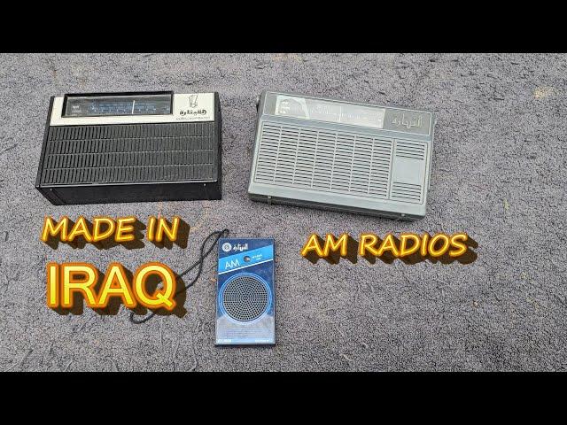 Harp AM Transistor Radios Made in Iraq Analysis and Alignment Electronic Industries Company قيثارة