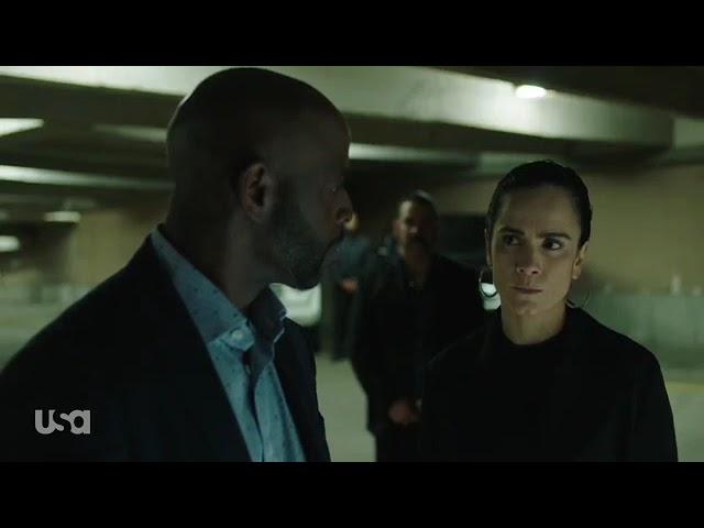 Queen of the South - 4x06 - Teresa tells Marcel about Cedric is a snitch, but they let him live