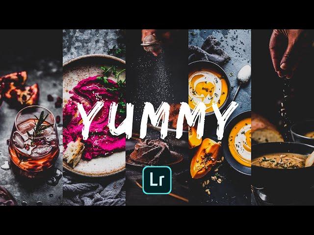 YUMMY PRESET - Lightroom Mobile Presets Free DNG | How To Edit [ Food Photography ]