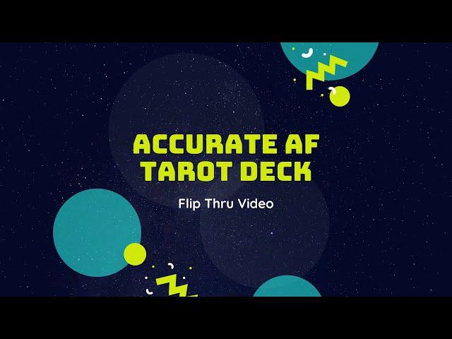 [FLIP-THRU] Accurate AF Tarot