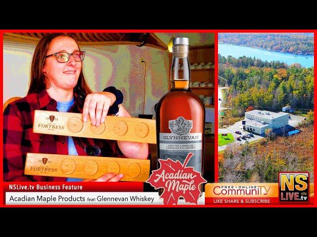 Delicious Maple Whisky made in Nova Scotia - Maple syrup, rum, fudge, samples etc.