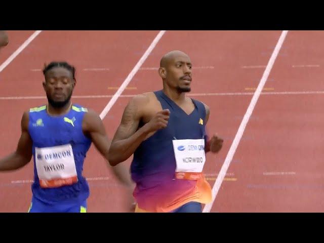 Vernon Norwood Runs Down Christopher Taylor In 400m Race