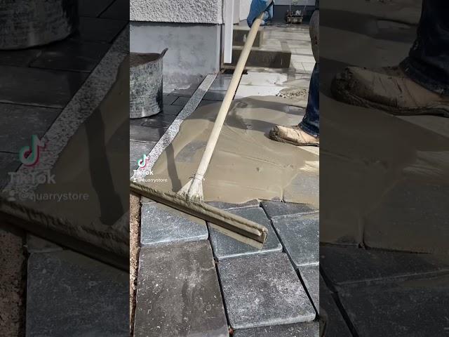 Grouting Porcelain Paving