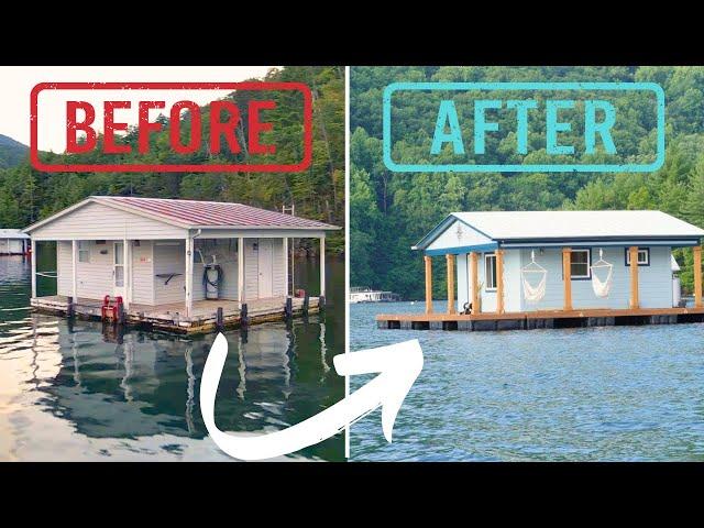 Floating Tiny House RENOVATION JOURNEY! ️ Full Recap + House TOUR!