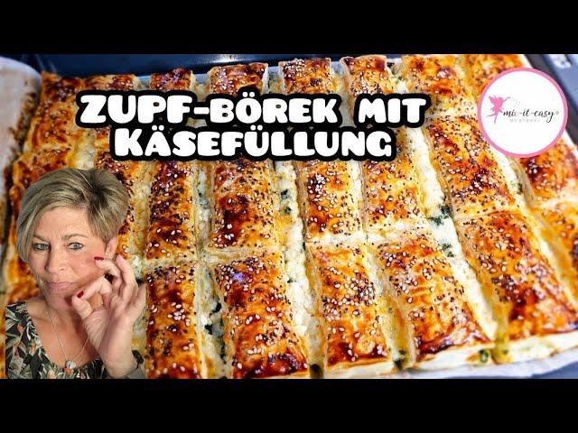 Das haut Dich aus den Socken  ZUPF-BÖREK MIT KÄSEFÜLLUNG / ruckizucki & traumhaft lecker ️