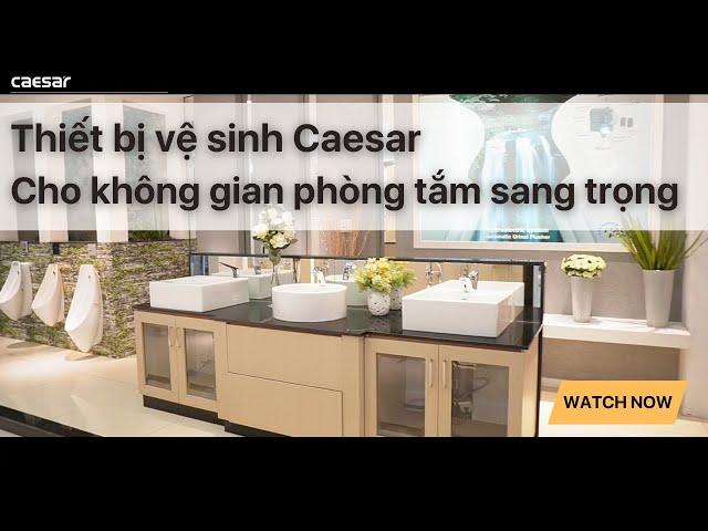 Thiết bị vệ sinh Caesar - Cho không gian phòng tắm sang trọng