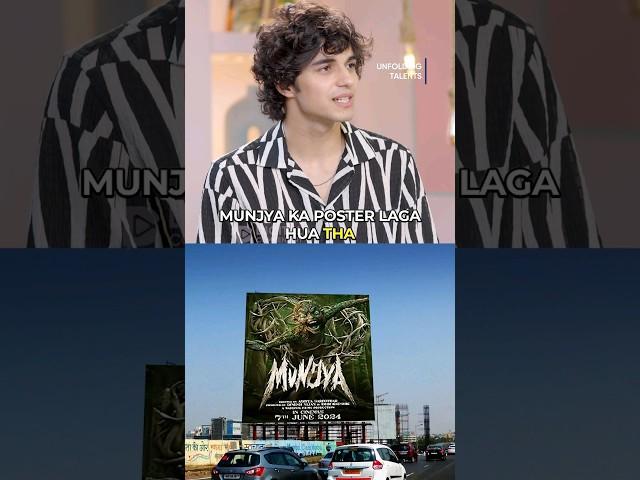Abhay Verma's Hilarious Reaction To Seeing Munjya Poster For The First Time #Shorts #Munjya #Podcast