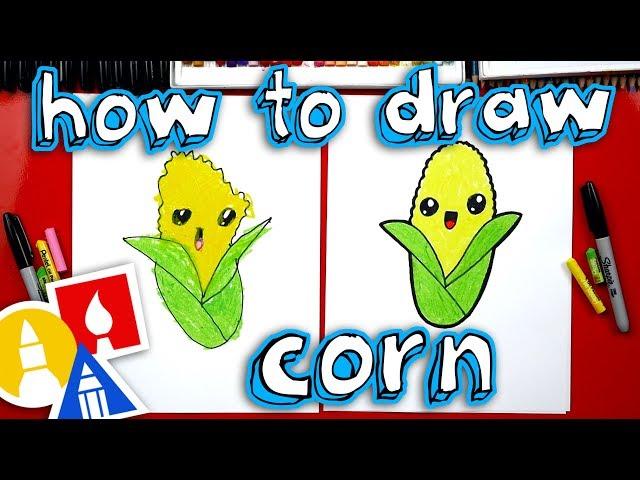 How To Draw Funny Corn