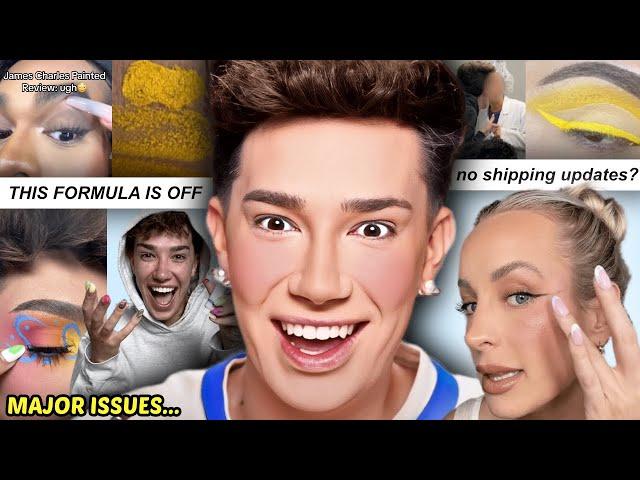 James Charles MESSY brand launch...(bad reviews, no shipping updates)