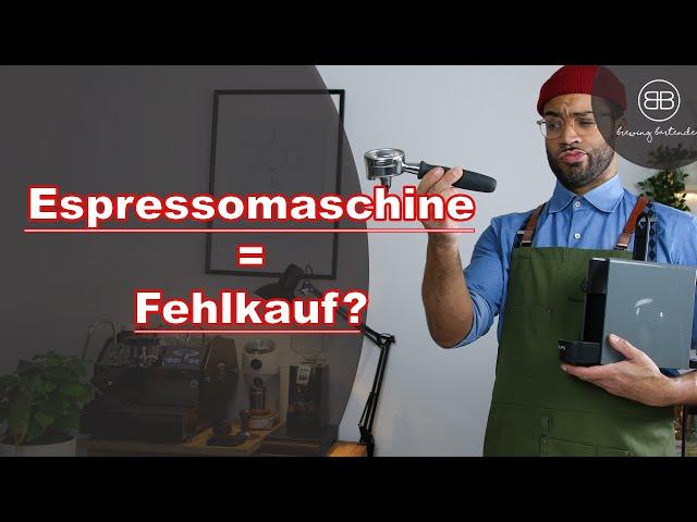 DAS solltest du wissen BEVOR du dir eine Espressomaschine kaufst!