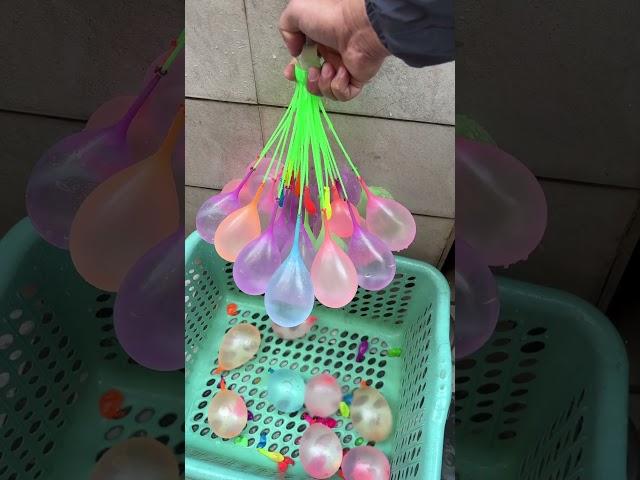 111 in 1 Water balloons  Water Balloons #holi #waterballoons