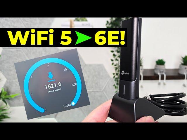 WOW! This really boosted my WiFi Speeds! TP Link AXE5400 WiFi 6E USB Adapter (Non Sponsored Review)