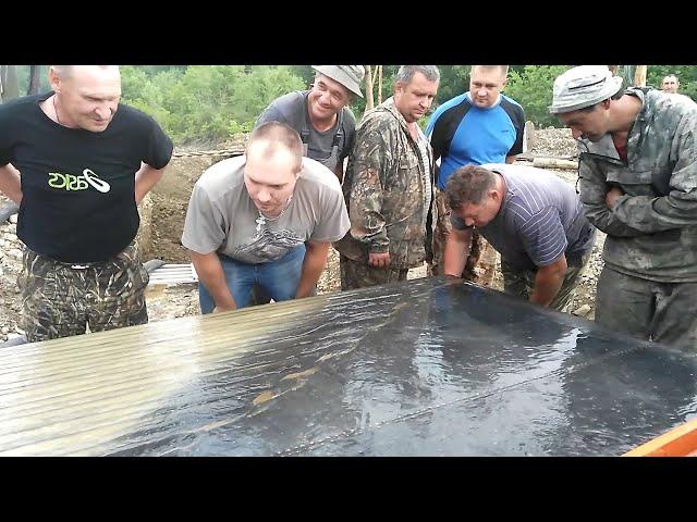 Добыча золота в Приморском крае. Первый запуск прибора для пылевидного золота. Золотодобыча в России