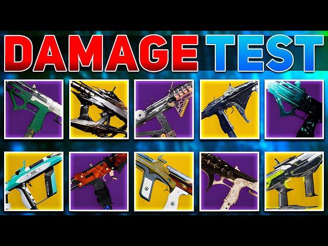 What is the BEST SMG for DPS (Damage Testing) | Destiny 2 Revenant Act 2