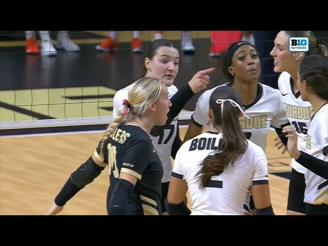 Purdue vs Illinois | 2024 Women's College Volleyball, Nov 17 2024