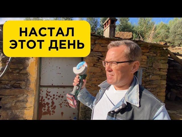 #17 Купил заброшенный ДОМ в лесу | Вскрываю старую дверь, ищу границы участка и урожай олив!