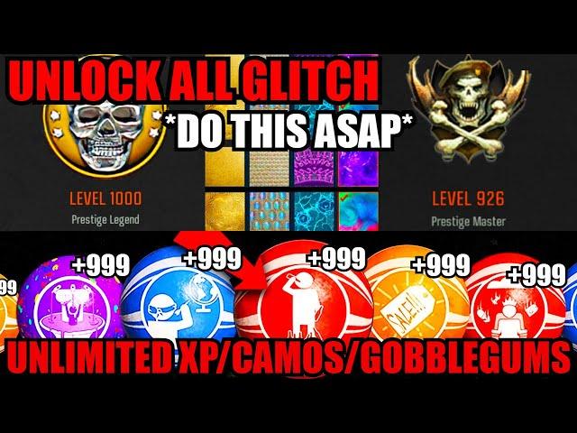 *NEW* SOLO UNLOCK GLITCH for UNLIMITED XP/CAMOS/GOBBLEGUMS BO6! BO6 GLITCHES! BO6 ZOMBIES GLITCH