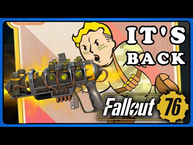 Fallout 76: Guerilla is Back Thanks to Spaghetti Code and Pulse Capacitor :). Plasma Gun