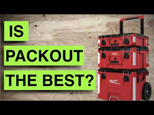 Milwaukee Packout Rolling Toolbox Review by a Dewalt Guy