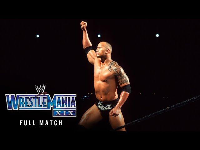 FULL MATCH — “Stone Cold” Steve Austin vs. The Rock: WrestleMania XIX