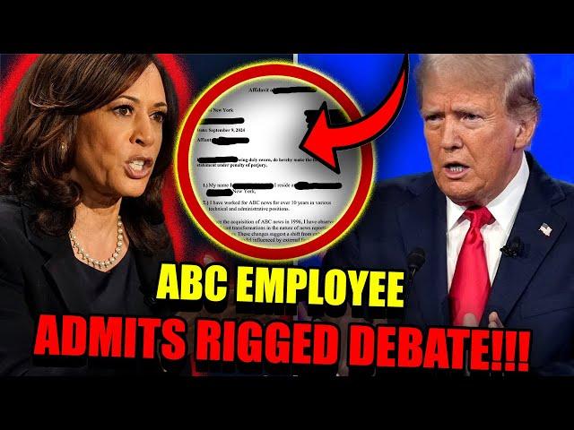 Kamala Harris LOSES IT after ABC Employee BLOWS WHISTLE On Kamala & ABC RIGGED DEBATE AGAINST TRUMP