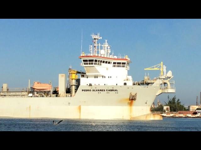 Draga Pedro Álvares Cabral, Río Pánuco, Tampico México.