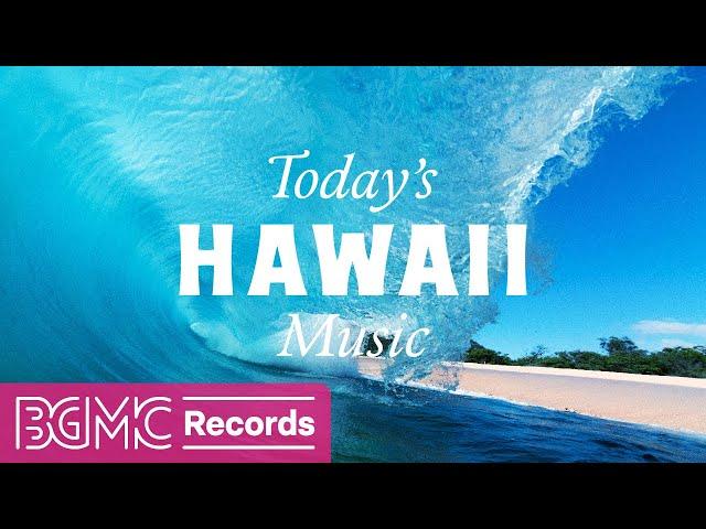 Ocean Waves Hawaii Aloha Morning - Beach Acoustic Guitar Instrumental Music for Tranquillize, Laze