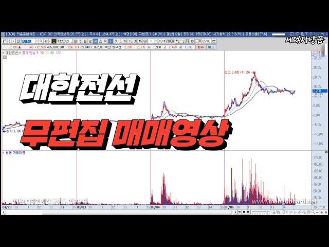 [주식]대한전선 매매영상