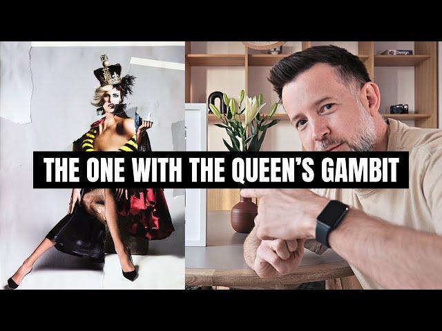 Queen's Gambit Art - Collage Art Creation Process