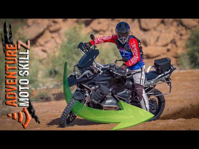 Elephant Turn Practice: Mastering the 180° Spin on an Off-Road Motorcycle