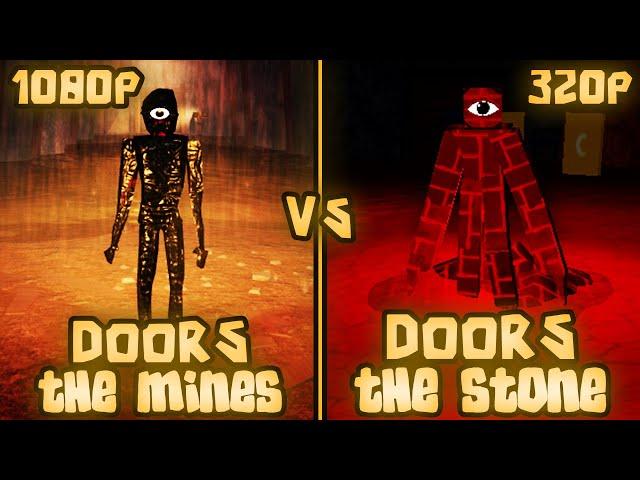 DOORS THE MINES vs DOORS THE STONE - Seek Chase [ROBLOX]